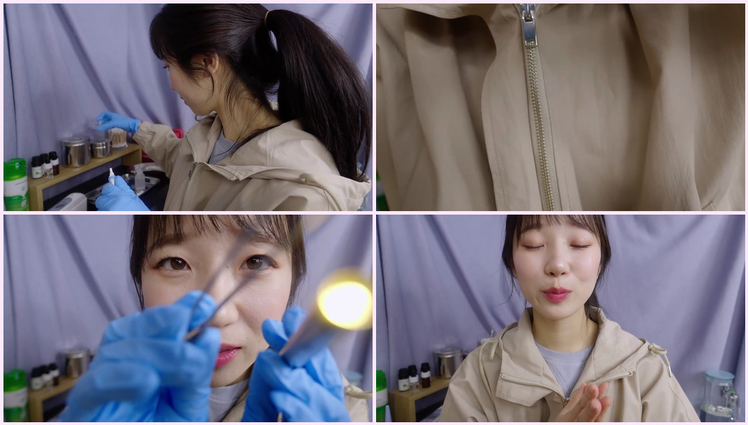 ASMR 冬季节医疗展位 Latte ASMR视频