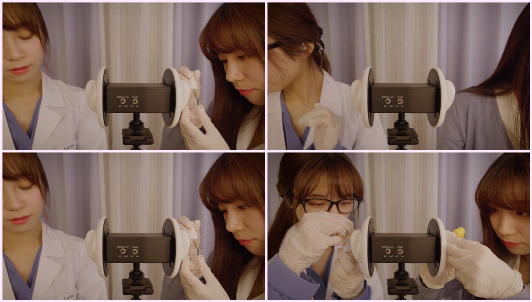 Doctor & Nurse Latte 的耳朵清洁 ASMR 双胞胎Asmr ASMR视频
