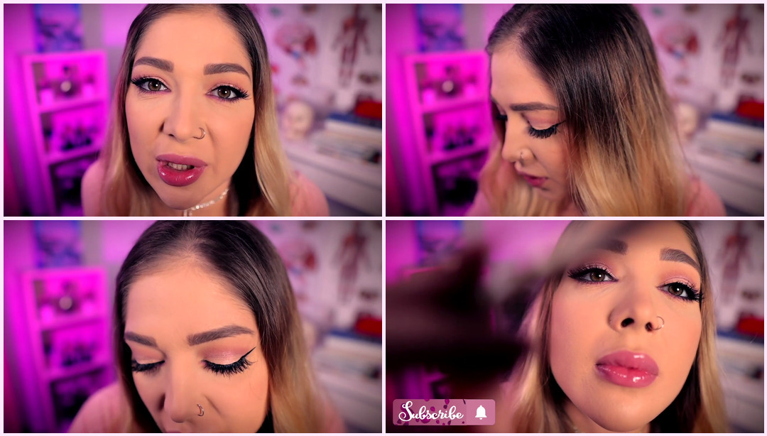 后排的撩妹玩弄你的头发ASMR特写耳语,个人关注 Tati ASMR视频