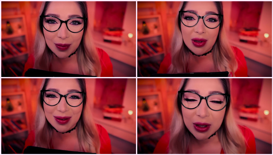 ASMR 调情老师想在课后见到你 非常私人的问题,写作的声音 Tati ASMR视频