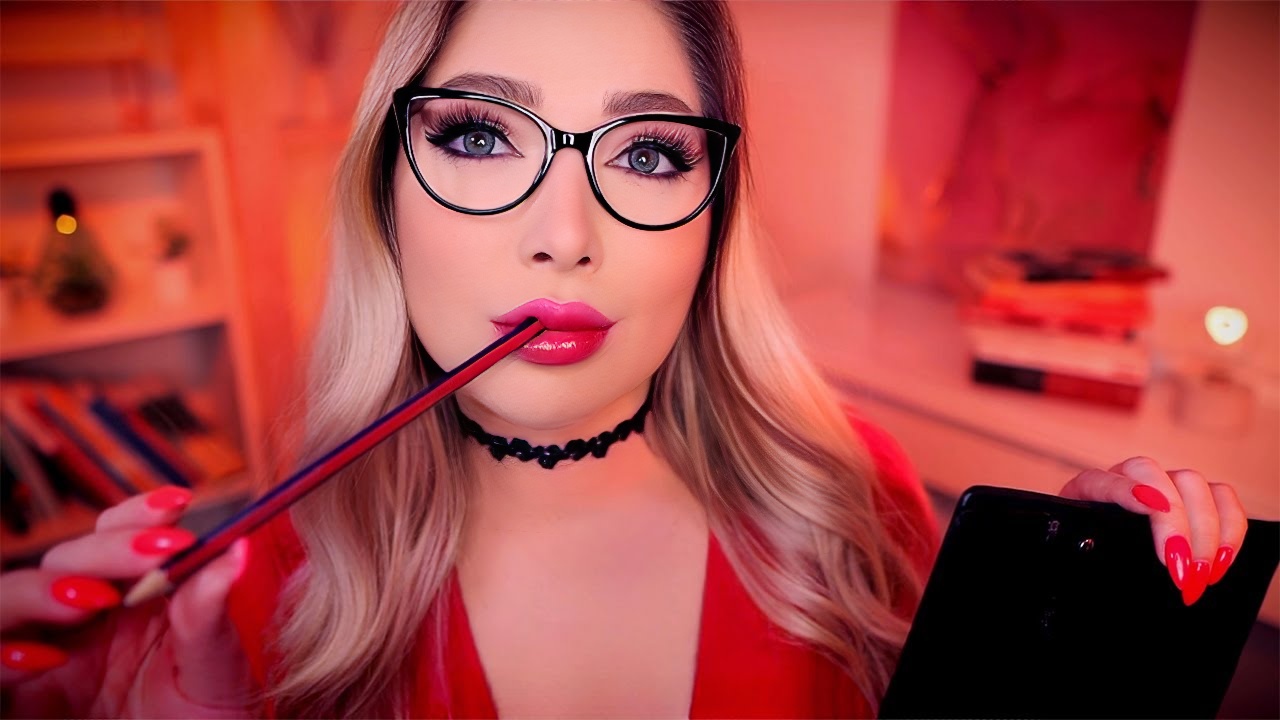 ASMR 调情老师想在课后见到你 非常私人的问题,写作的声音