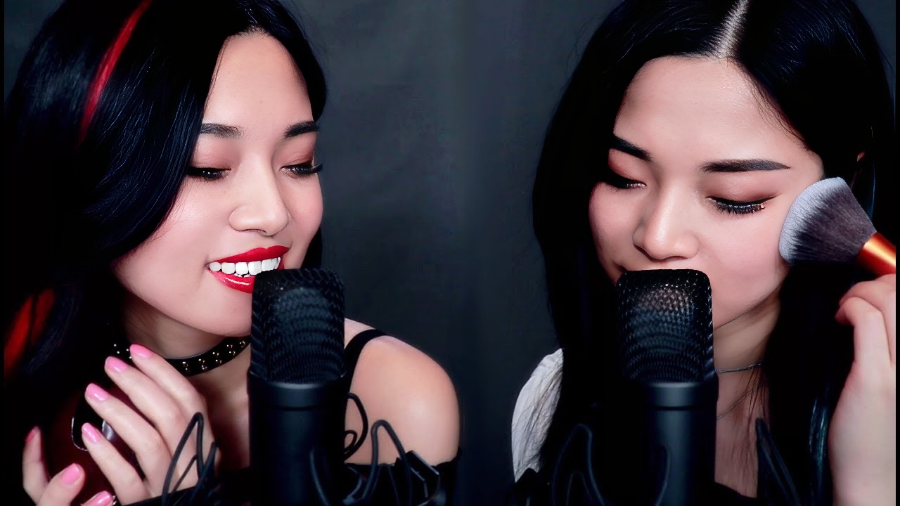 [ASMR] 双胞胎为你的刺痛而战（双耳睡眠治疗）