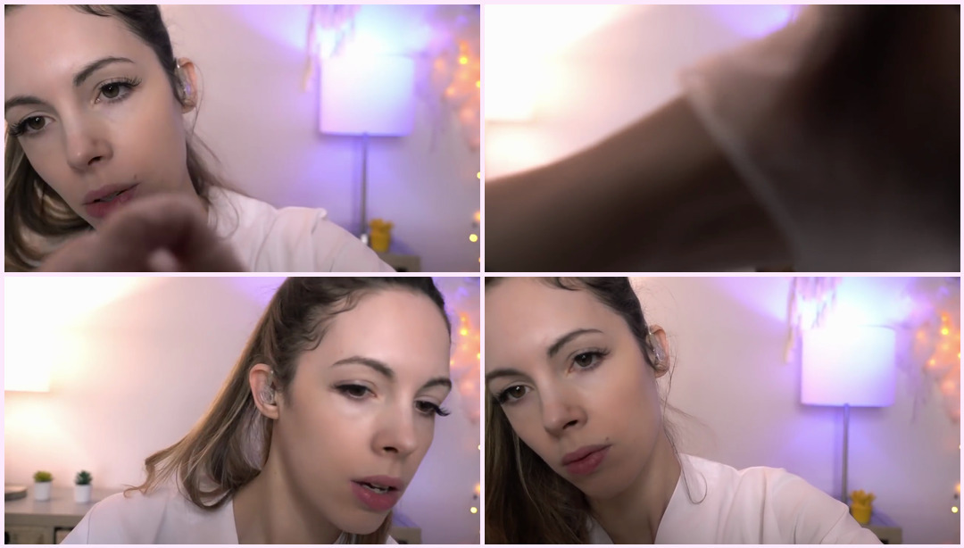 ASMR 头皮检查和头皮清洁 + 按摩 - 真实，真发，个人注意 Rapunzel ASMR视频