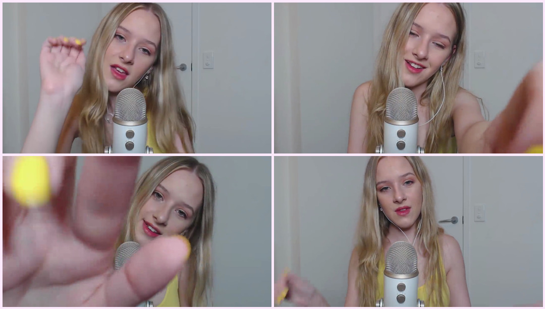 ASMR Tingly 触发文字和手部动作 Diddly ASMR视频