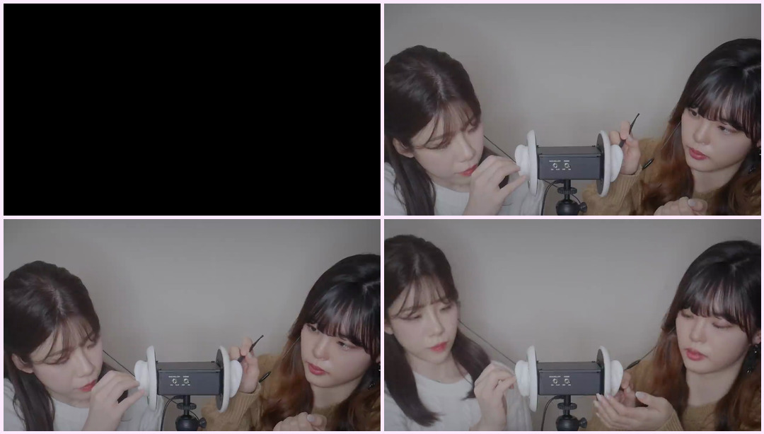 ASMR 双耳清洁和耳语 双胞胎Asmr ASMR视频