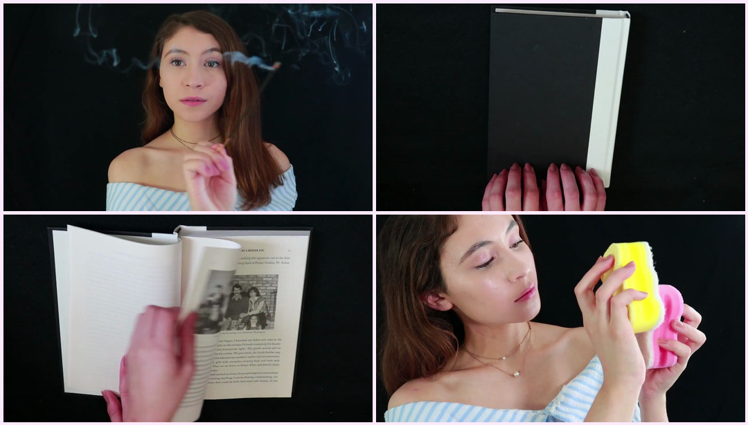 ASMR |帮助您入睡的 20 个触发器不说话 Sabrin ASMR视频