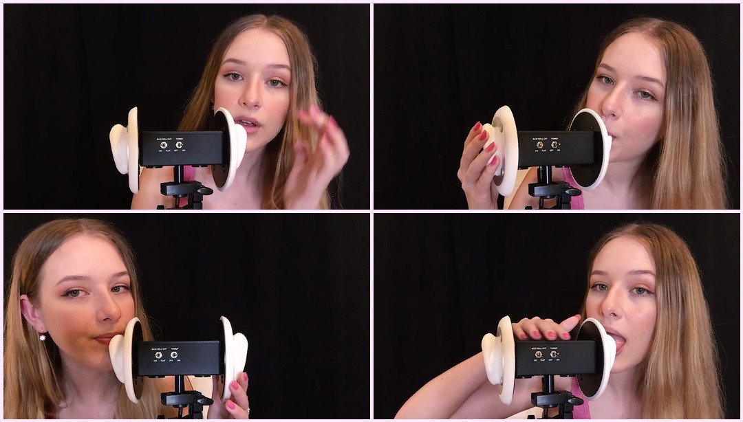 ASMR 吃耳朵、舔耳朵和 Noms Diddly ASMR视频