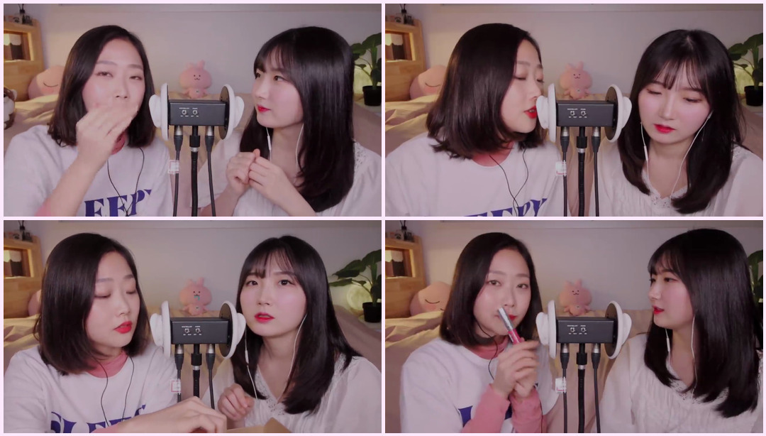 DanaXEraing Tingly 评论挑战 ASMR 双胞胎Asmr ASMR视频