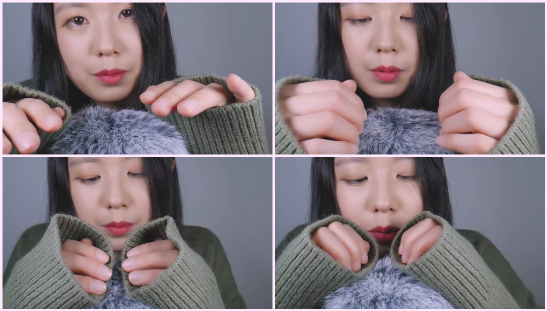 ASMR 吹耳蓬松麦克风触感搭配毛衣 | 天天要闻脑部按摩,麦克风摩擦 | 1 小时(不说话) Sonagi ASMR视频