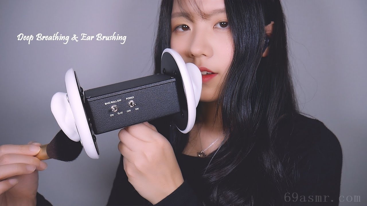 ASMR 深呼吸和刷耳 |吹耳助眠 | 1 小时(不说话)-