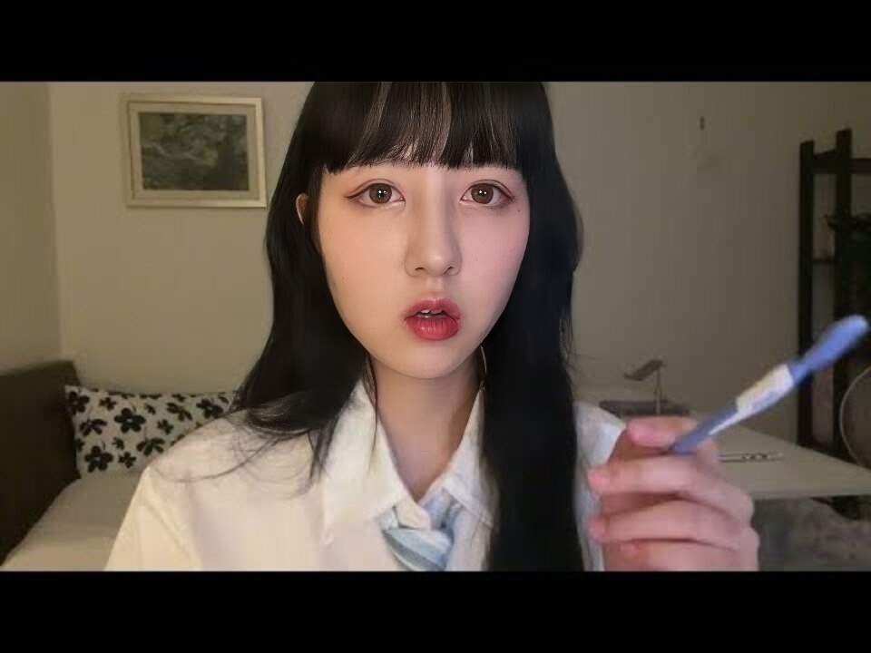 ASMR Toxic 朋友在放学后给你化妆 RP️(Realistic Makeup )