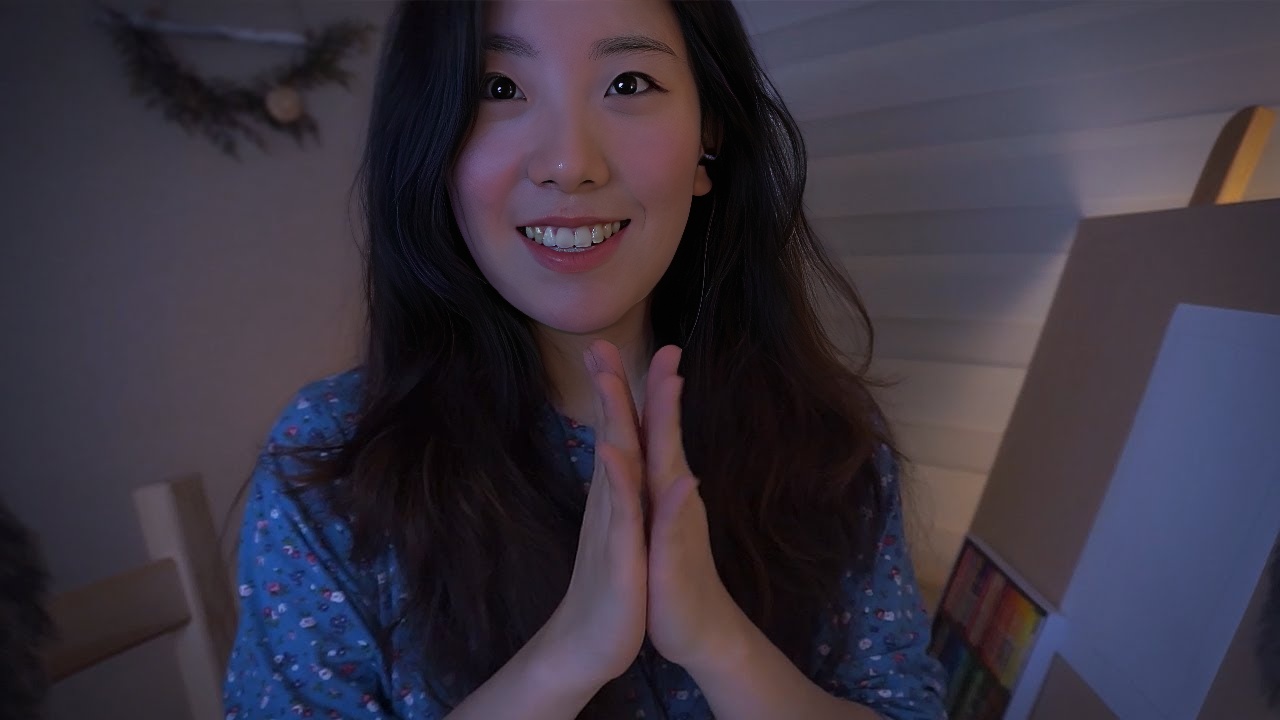 ENG ASMR Rainy Day Drawing #02 Rainy Day,第二幅画 :)