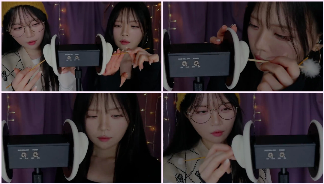 ASMR(Sub)双耳清洁（深层清洁） 双胞胎Asmr ASMR视频