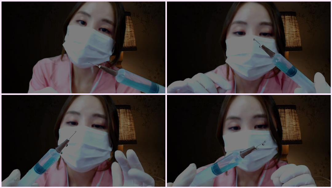 koreanKoreanasmr/间歇性单词重复“刺痛”和观看注射器滴/重复单词“taggm”和针头视觉触发/耳语 女护士Asmr ASMR视频