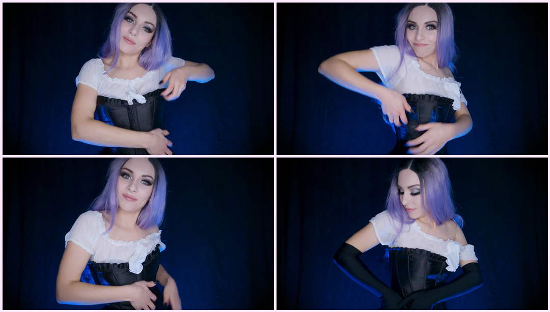 ASMR SCRATCHING 黑色缎面紧身胸衣,黑色亚克力长指甲和缎面长手套。 (不说话)- 女仆Asmr ASMR视频