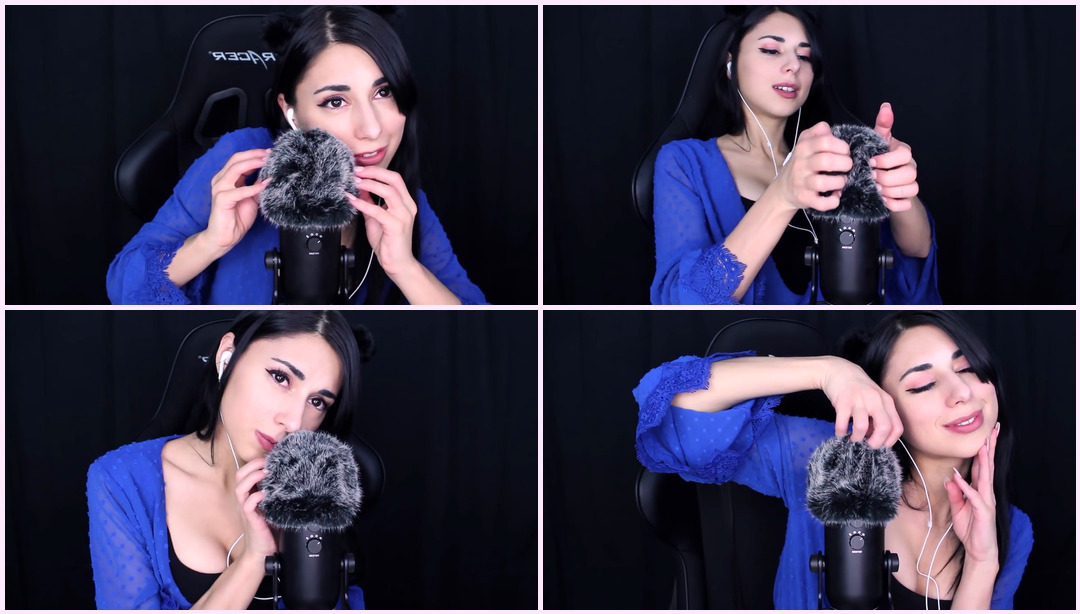 ASMR 有史以来最放松的头皮按摩,带有触发词、轻柔的耳语和嘴里的声音 |蓬松麦克风 LunaRexx ASMR视频