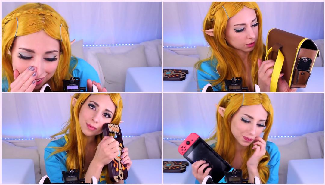 ASMR Zelda 让您感到刺痛并帮助您入睡(3Dio Ear to Ear Triggers、Whispers、BOTW Cosplay) Cosplay ASMR视频