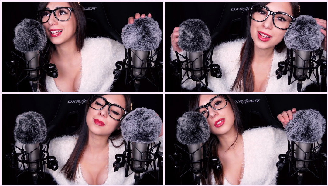 ASMR Fluffy Mic Scratching w/Soft Whispers, & Life Update (I have CORONAVIRUS ) LunaRexx ASMR视频