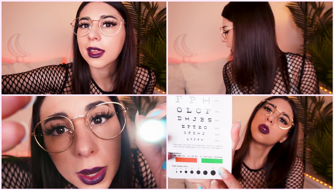 ASMR 眼科医生考试......一切都错了! (颅脑检查、眼眶视力测试 1 或 2) LunaRexx ASMR视频