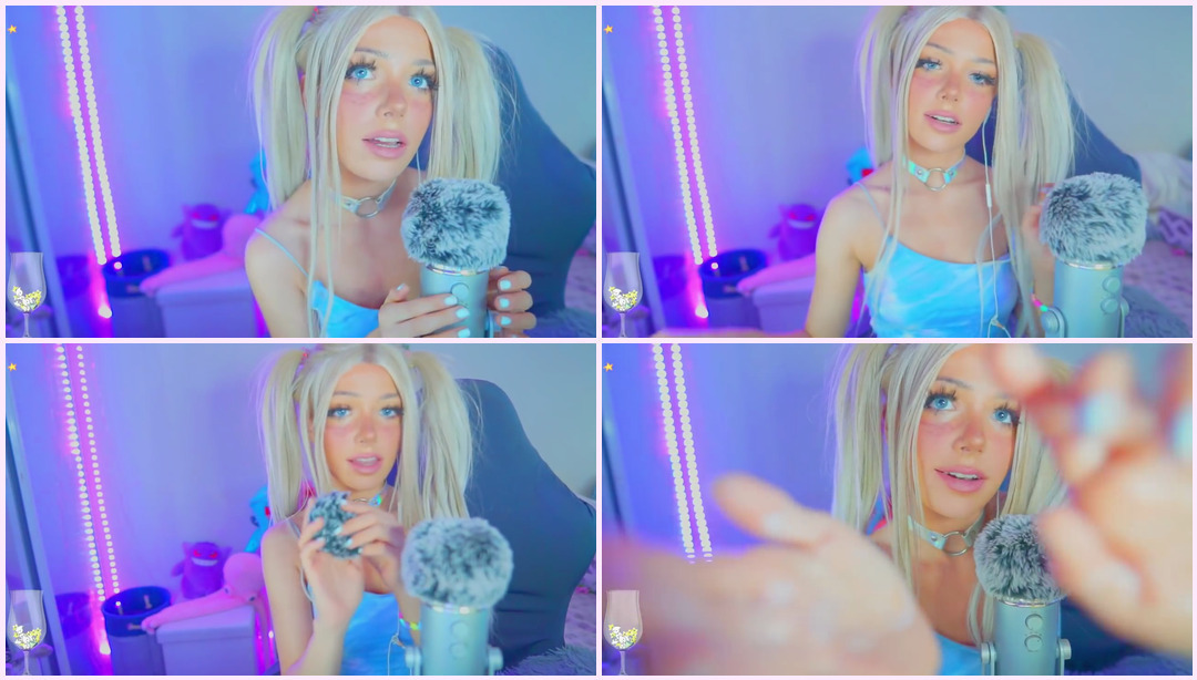 狂欢女孩 |缓解压力 |个人关注 |角色扮演 |面部触摸 | ASMR- DOLLBLUSH ASMR视频