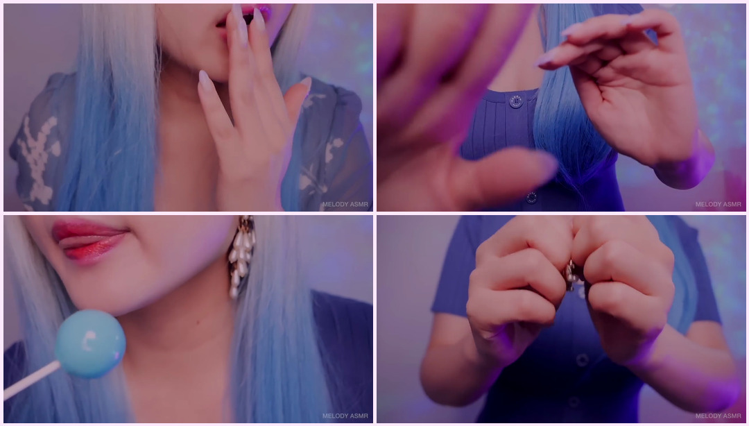 ASMR blue Mouth Sounds 系列 1000% 强度和灵敏度 MELODY ASMR视频