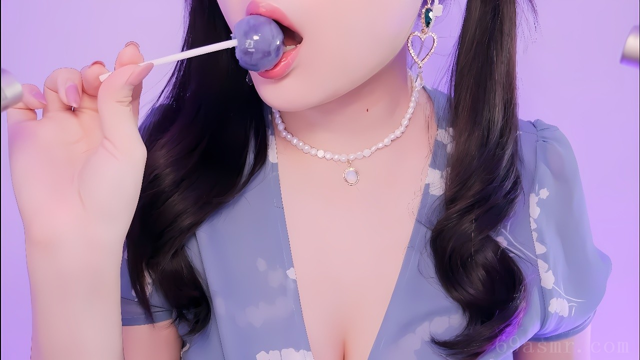 ASMR 紫色糖果吃️ Notalking