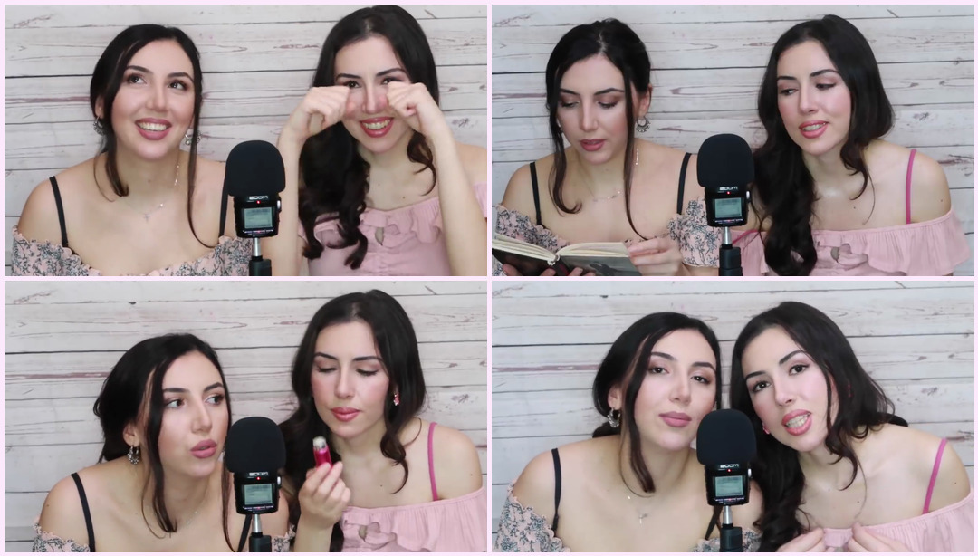 ASMR 哦,是的,我喜欢它!触发分类/分层声音/唱歌/敲击 ft. ASMR Anya 双胞胎Asmr ASMR视频