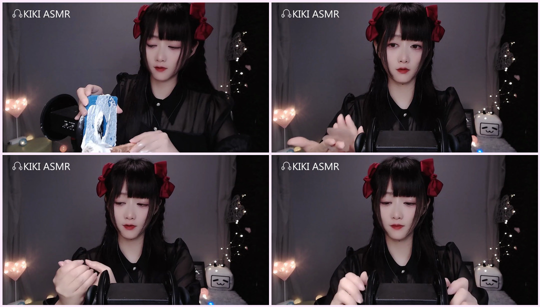 ASMR 100%睡眠~泡沫刷耳~芦荟胶耳朵按摩~Bubble brush ear~Aloe vera gel ear massage~【No Talking】 KiKi ASMR视频