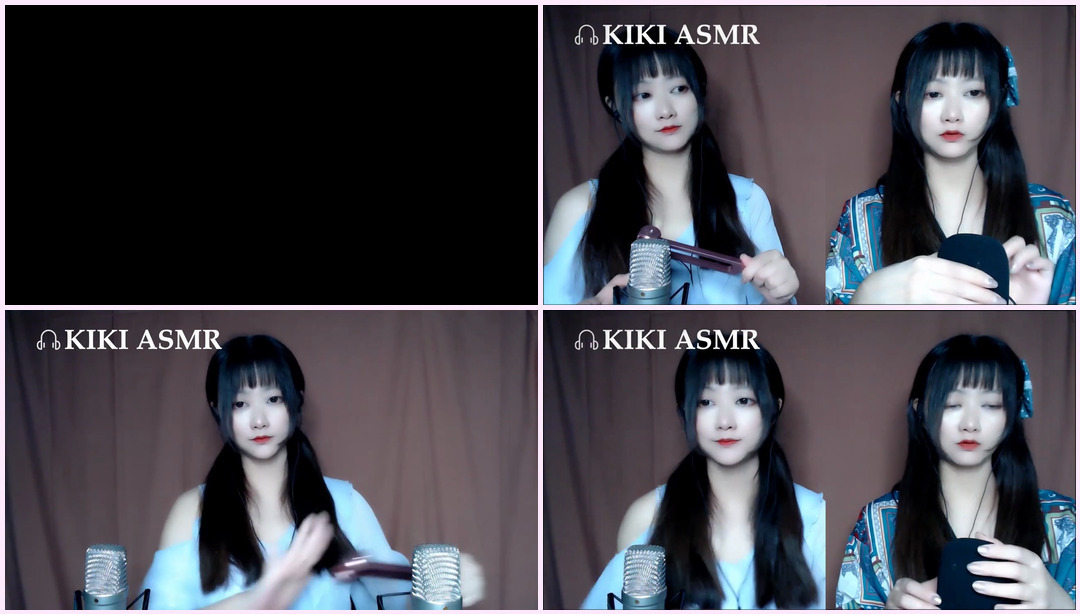 ASMR 免疫向•双人音叉，搓手，刮麦，双倍快乐哟~twins pitchfork【NO TALKING】 双胞胎Asmr ASMR视频