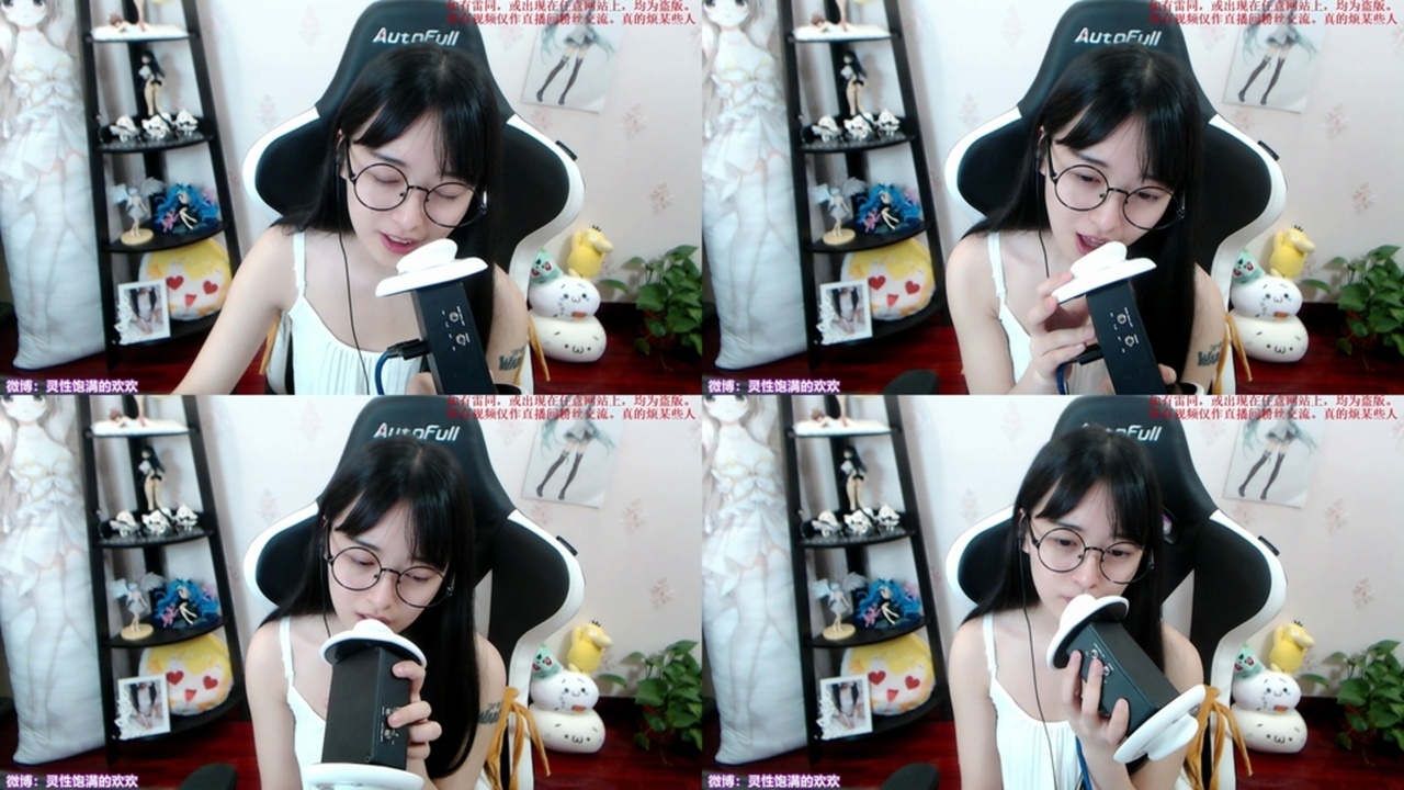 灵性饱满的欢欢ASMR-【欢欢】嗑炮激情曲-死机之歌 国内Asmr ASMR视频